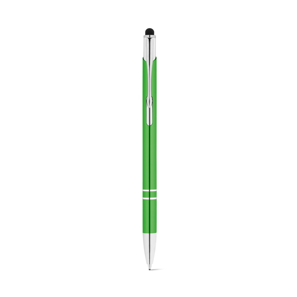 GALBA. Stylo en aluminium avec pointe tactile et clip 22