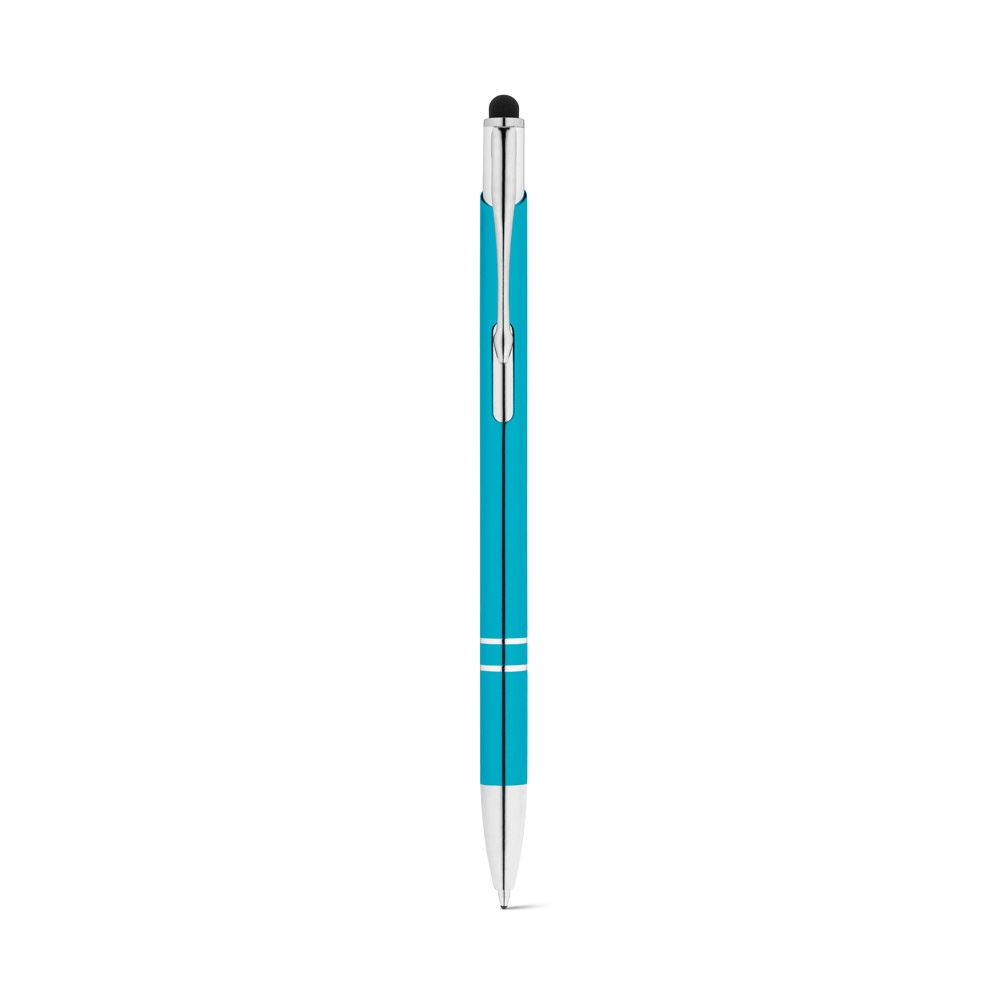 GALBA. Stylo en aluminium avec pointe tactile et clip 24