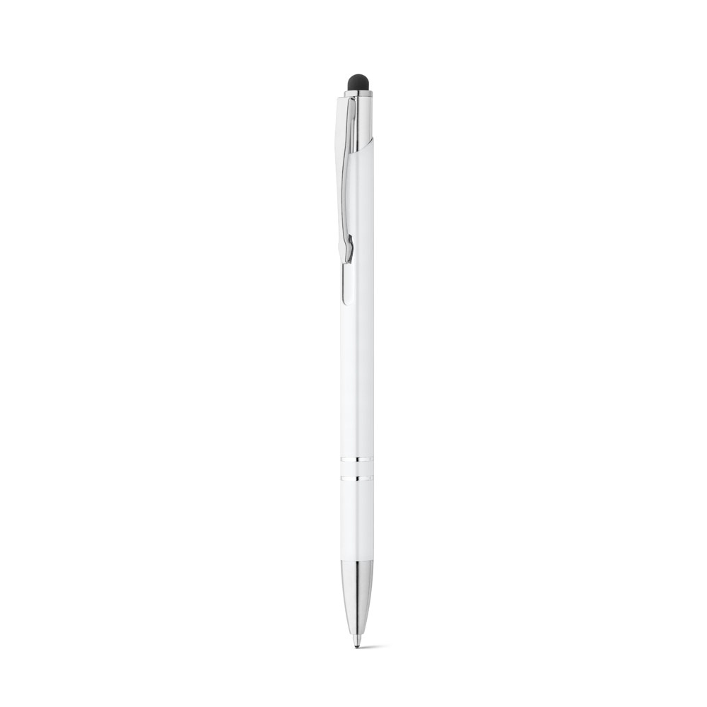 GALBA. Stylo en aluminium avec pointe tactile et clip 16