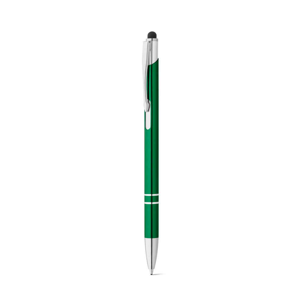 GALBA. Stylo en aluminium avec pointe tactile et clip 18