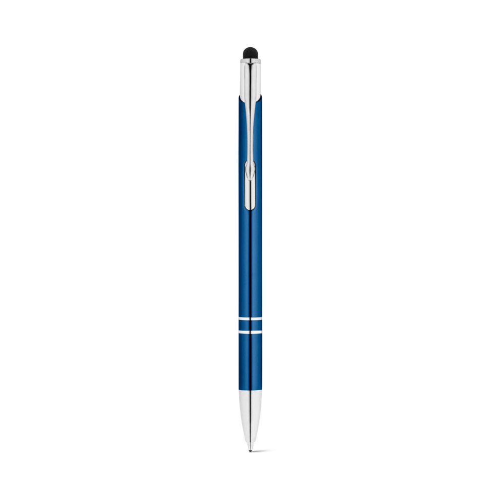 GALBA. Stylo en aluminium avec pointe tactile et clip 19