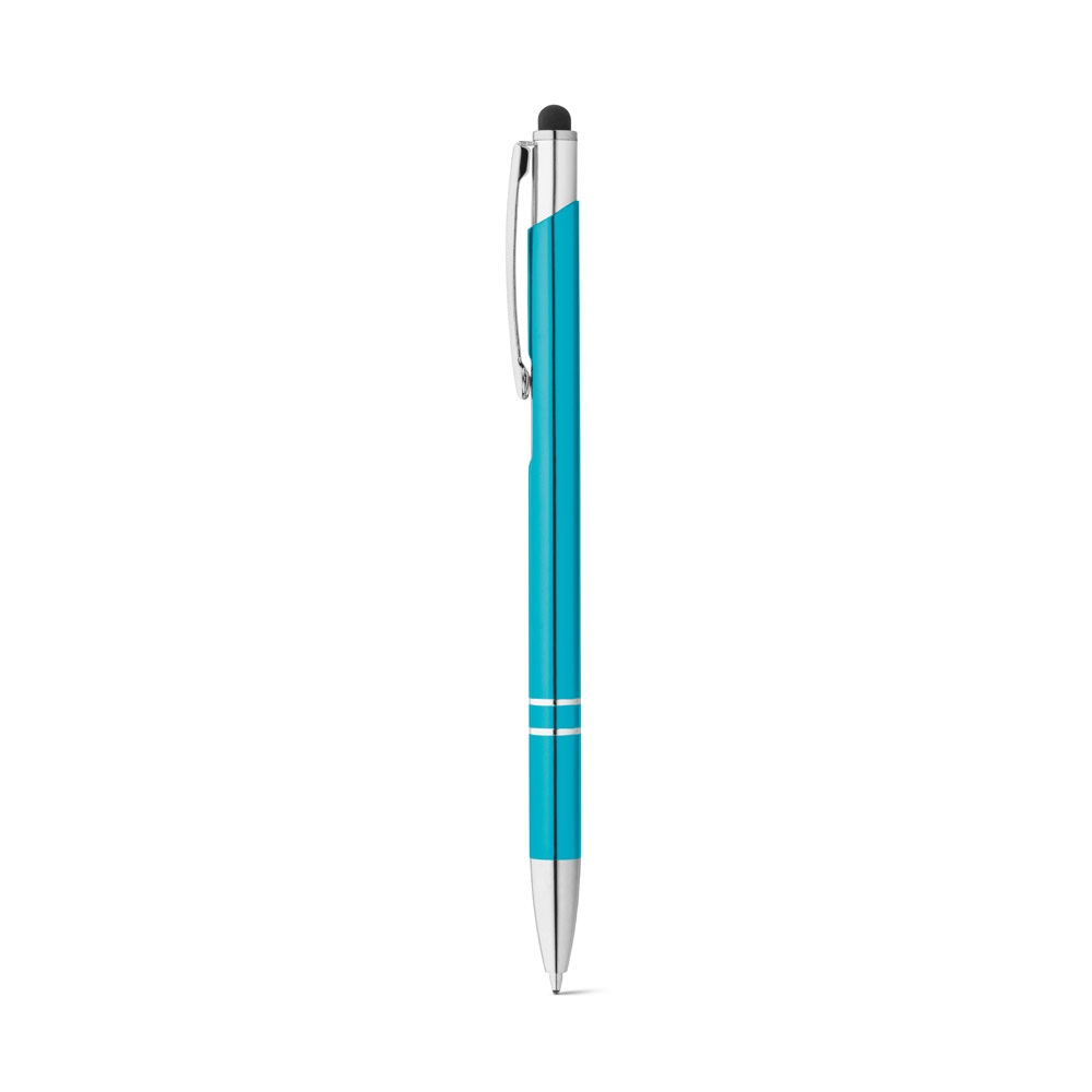 GALBA. Stylo en aluminium avec pointe tactile et clip 8