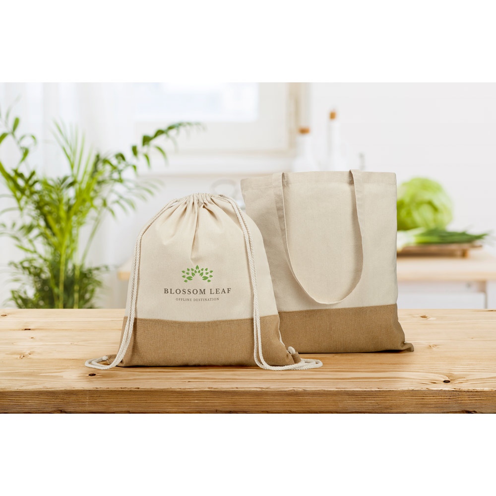 SABLON. Sac type sac-à-dos 100% coton (160 g/m²) 4