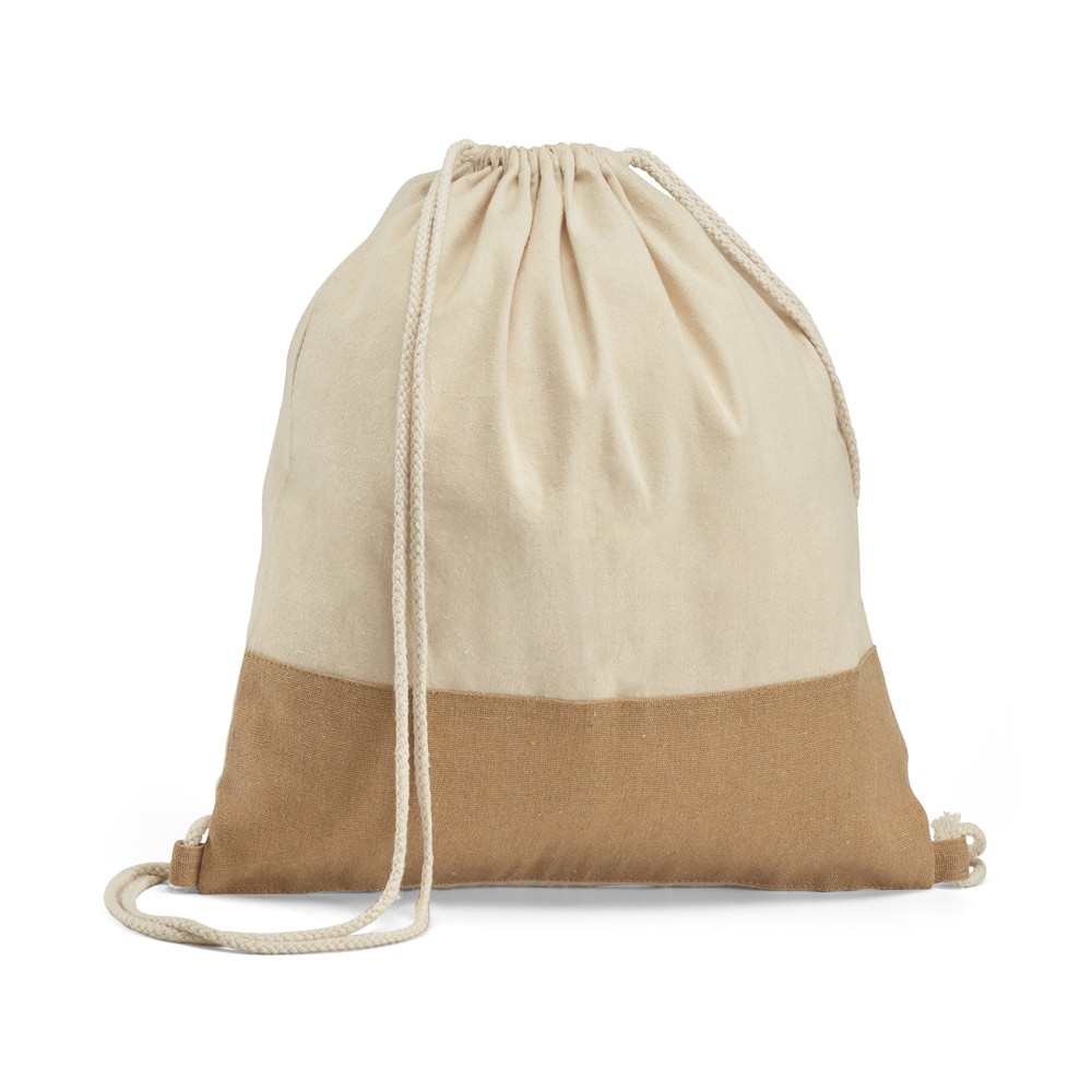 SABLON. Sac type sac-à-dos 100% coton (160 g/m²)