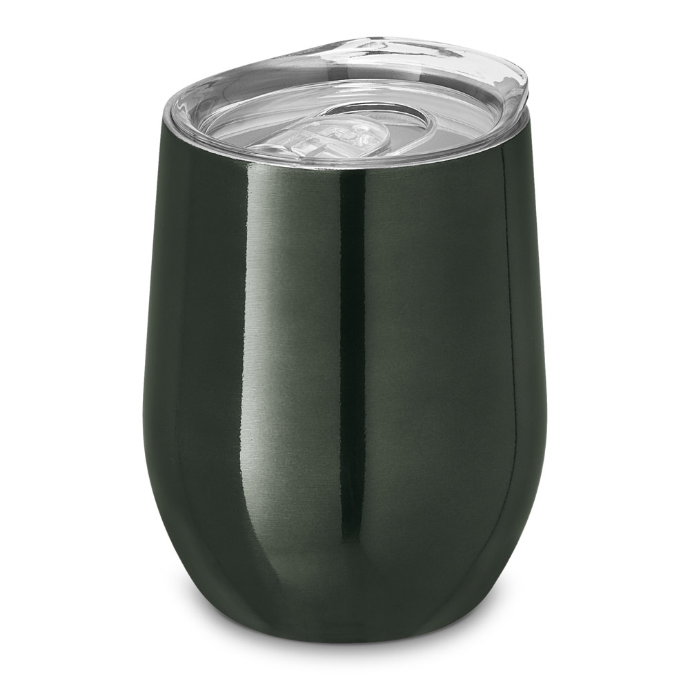 RONDE. Verre de voyage en acier inoxydable 400 mL 3