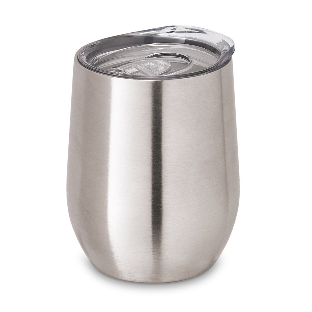 RONDE. Verre de voyage en acier inoxydable 400 mL 2