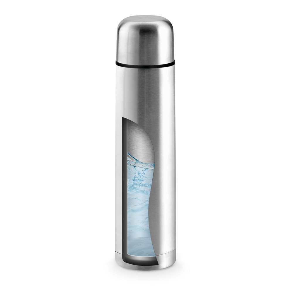 LITER. Bouteille thermique 1000mL en acier inox 3