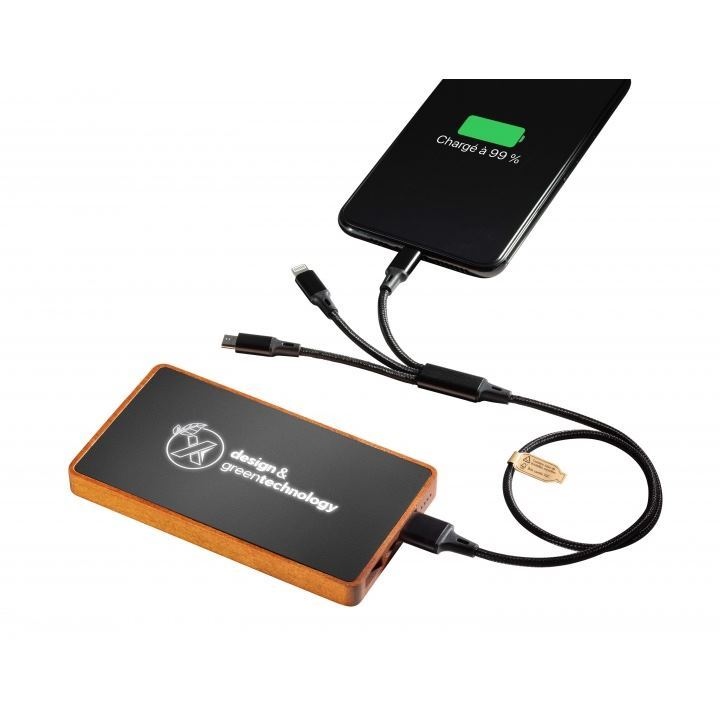 Batterie externe éco wood 5000 (Stock) 3