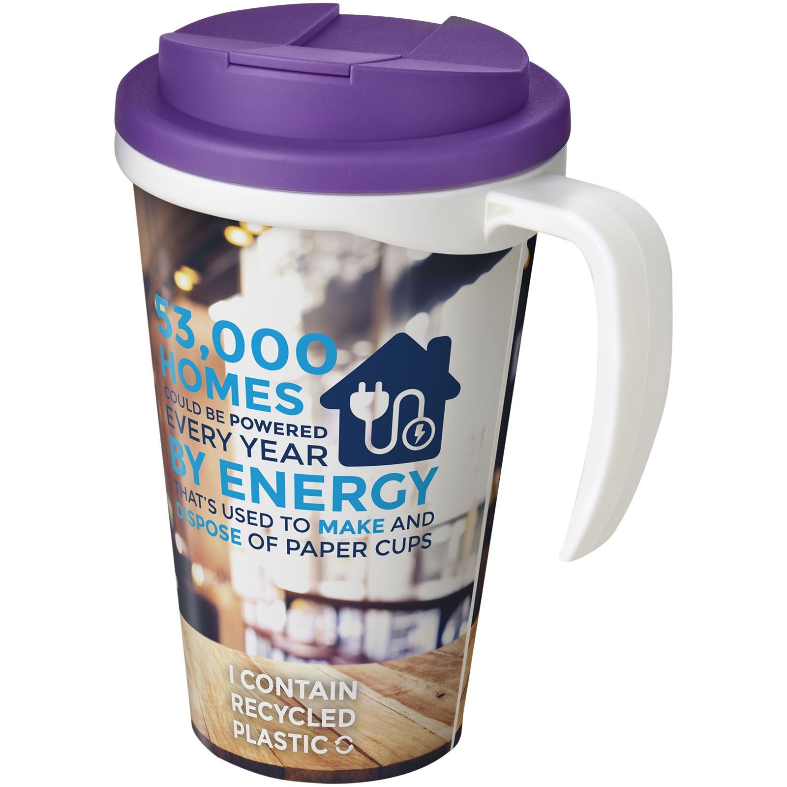 Mug isolant Brite-Americano® Grande 350ml avec couvercle anti fuite 15