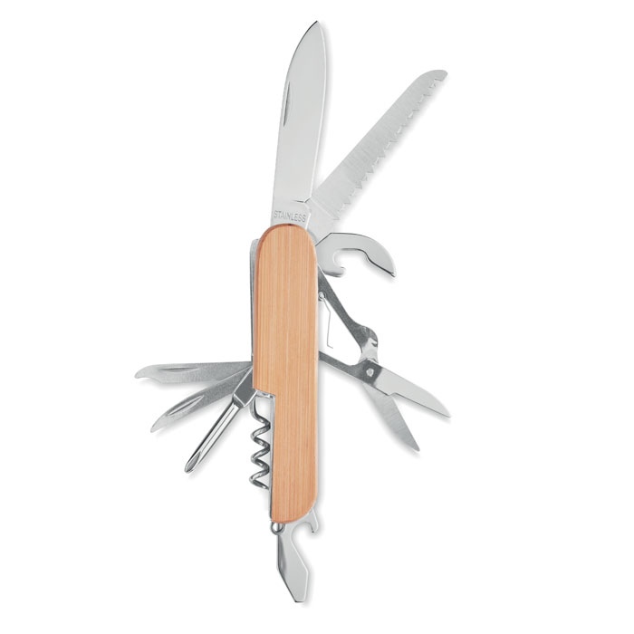 Couteau multi outils en bambou - LUCY LUX 2