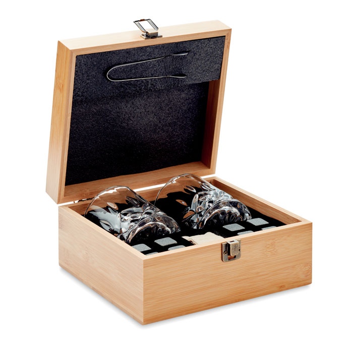 Set whisky avec boîte bambou - INVERNESS