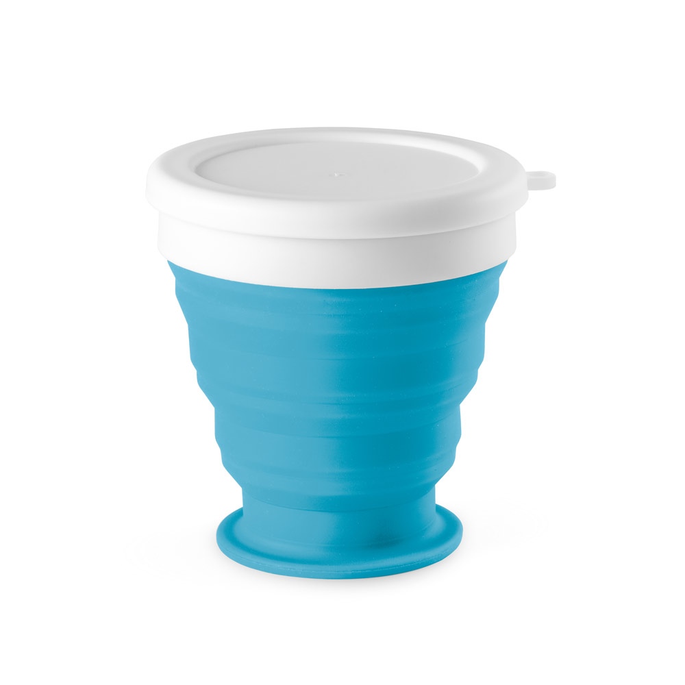ASTRADA. Verre de voyage pliable 250mL en silicone et PP 8