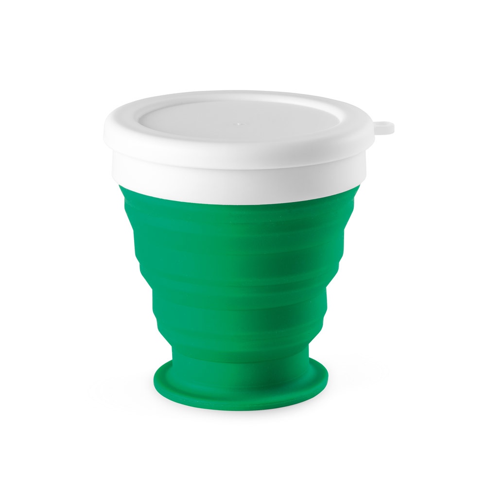 ASTRADA. Verre de voyage pliable 250mL en silicone et PP 5