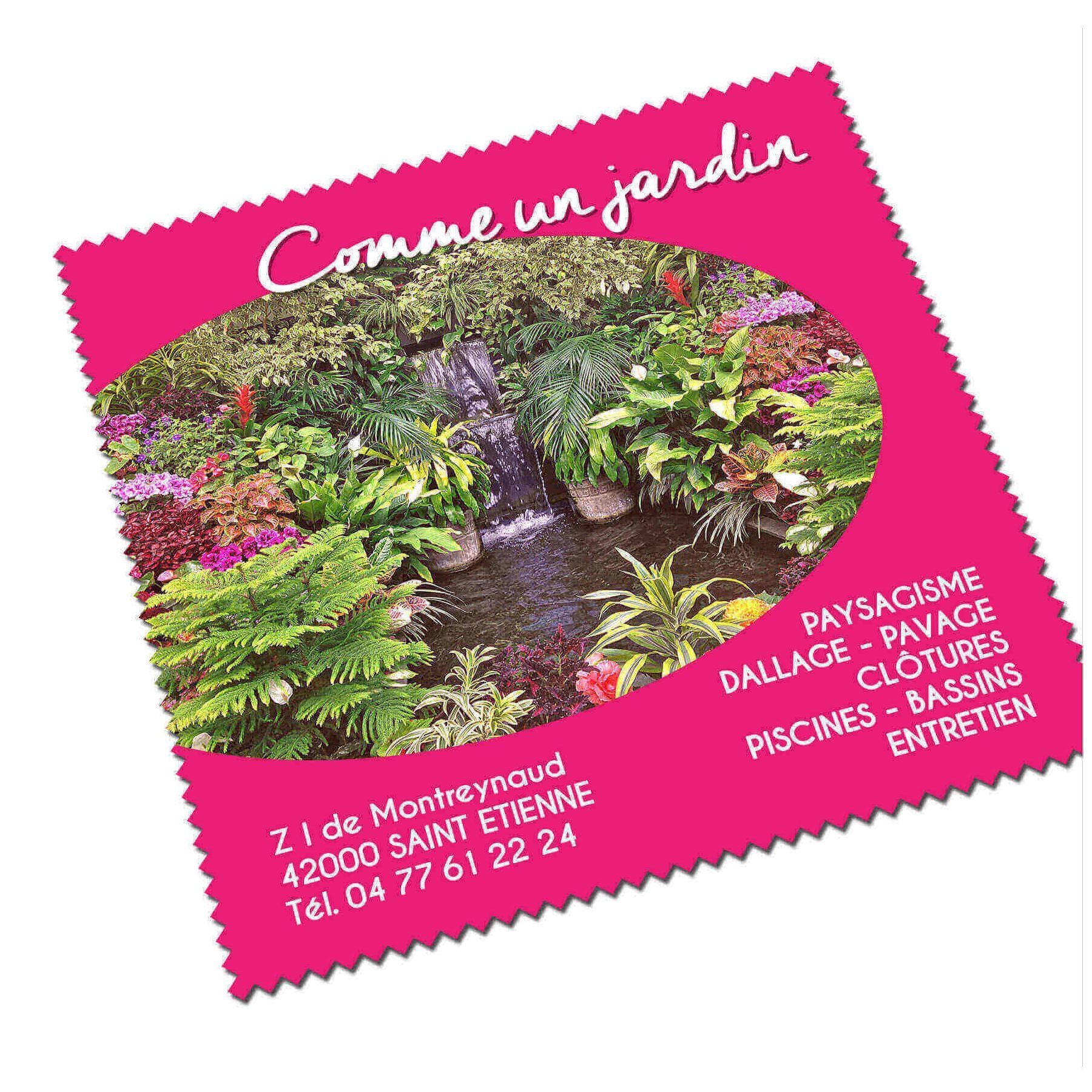 Lingette en microfibre 250 gr/m² format 180x180 mm 2
