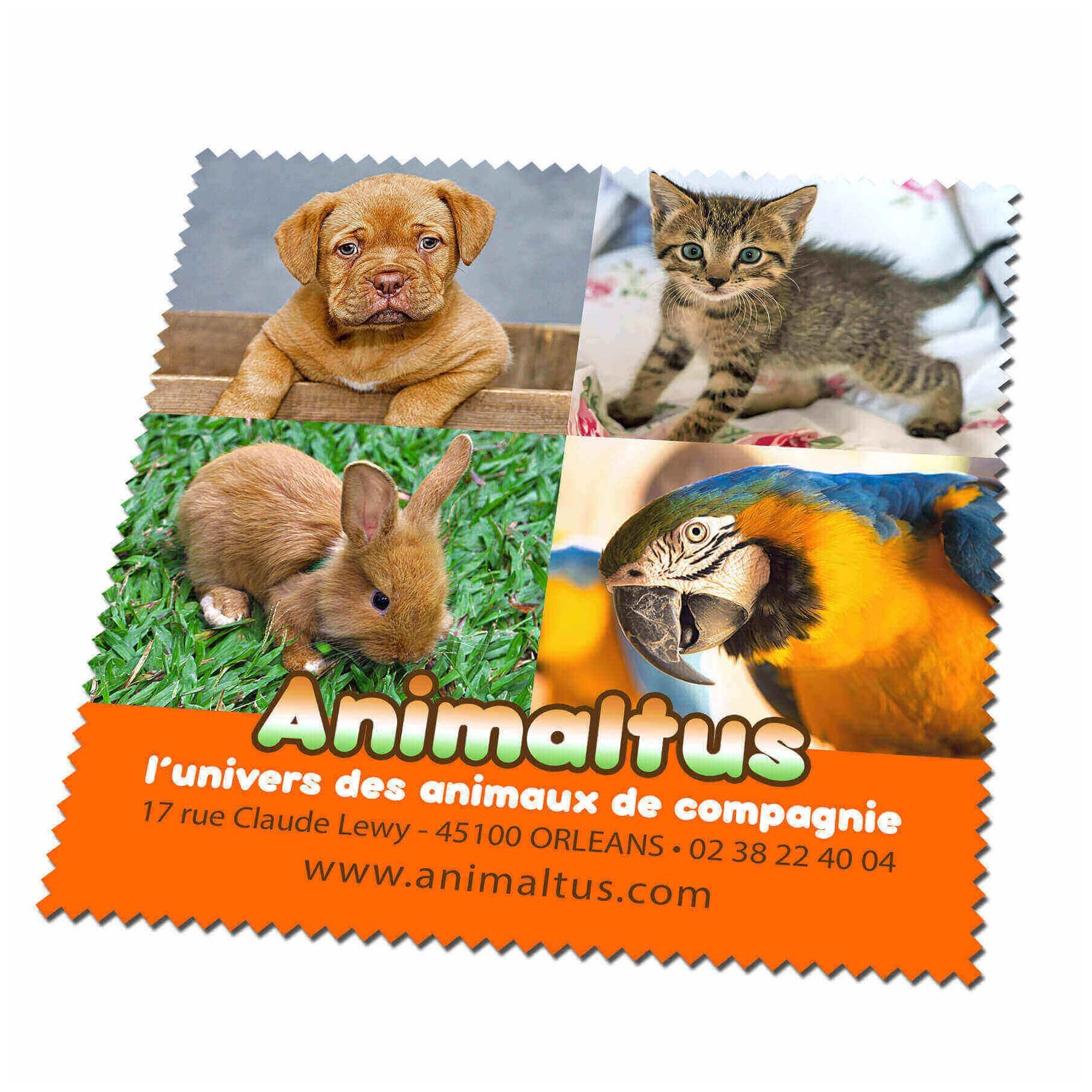Lingette en microfibre 250 gr/m² format 140x140 mm 5