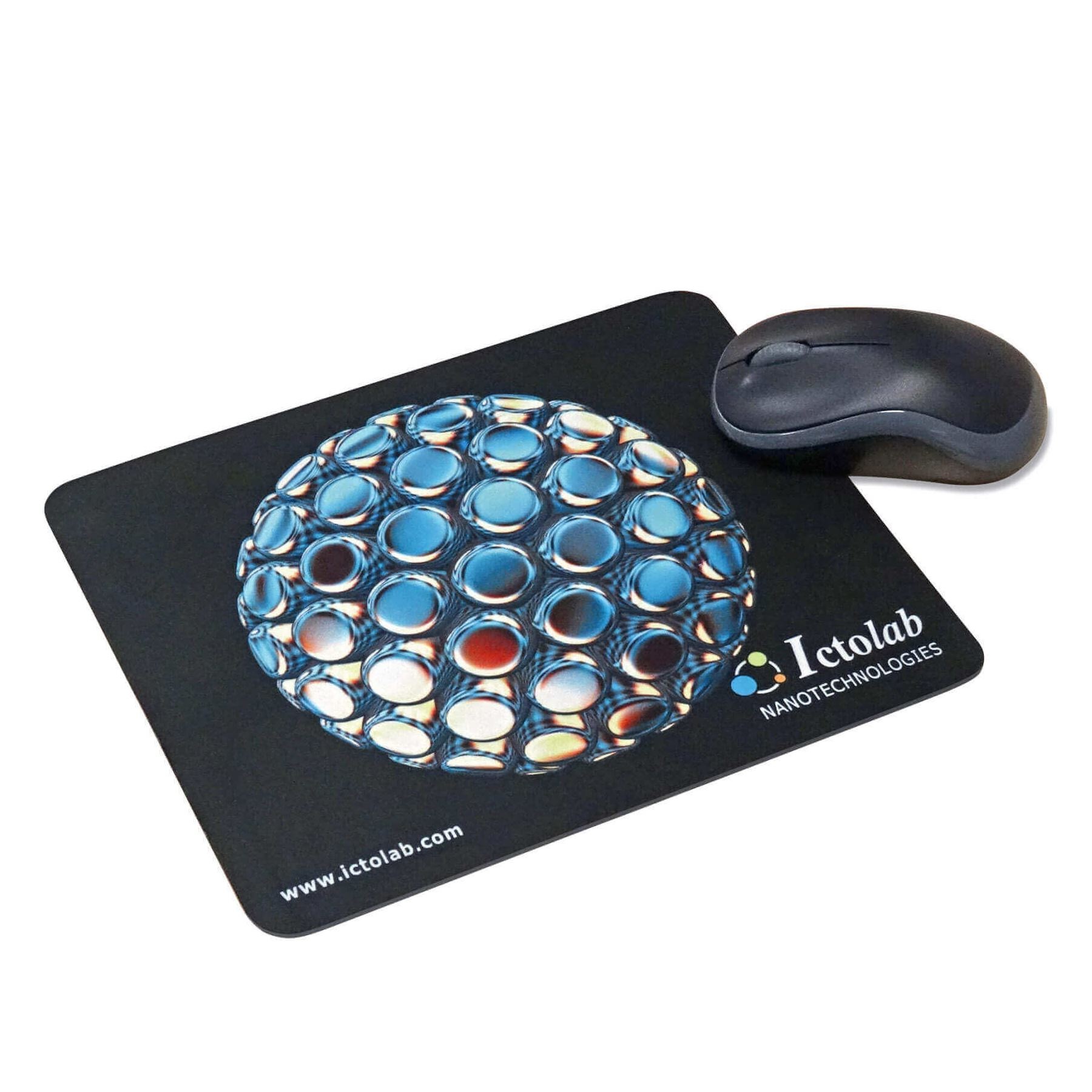 Tapis de souris 2 en 1 en microfibre 180x220 mm 2