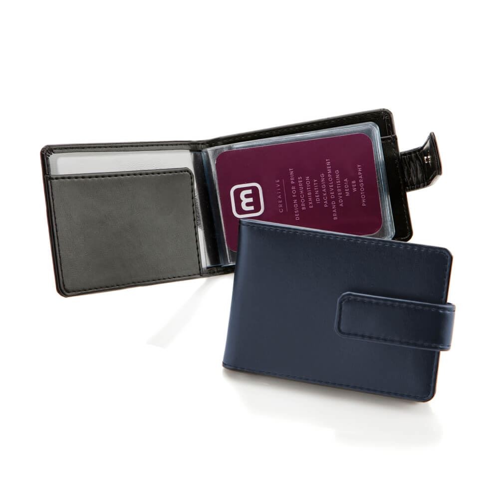 Porte-cartes à feuillets en PU 4