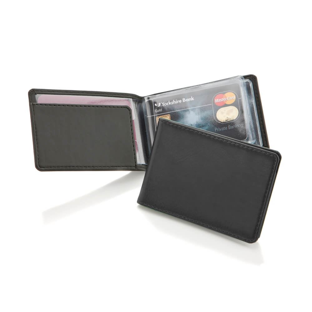 Porte-cartes à feuillets en PU 2