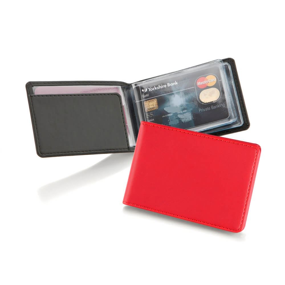Porte-cartes à feuillets en PU 3