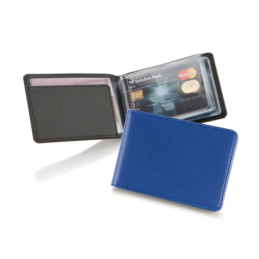 Porte-cartes à feuillets en PU 4