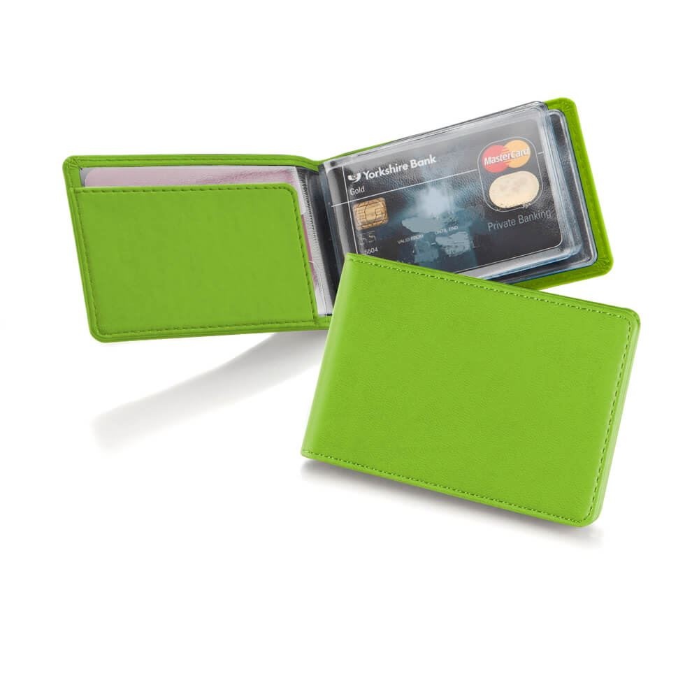 Porte-cartes à feuillets en PU
