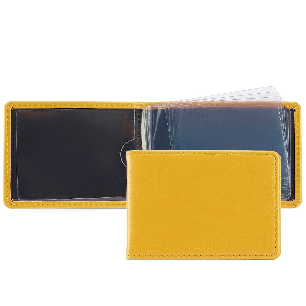 Porte-cartes à feuillets en PU 2