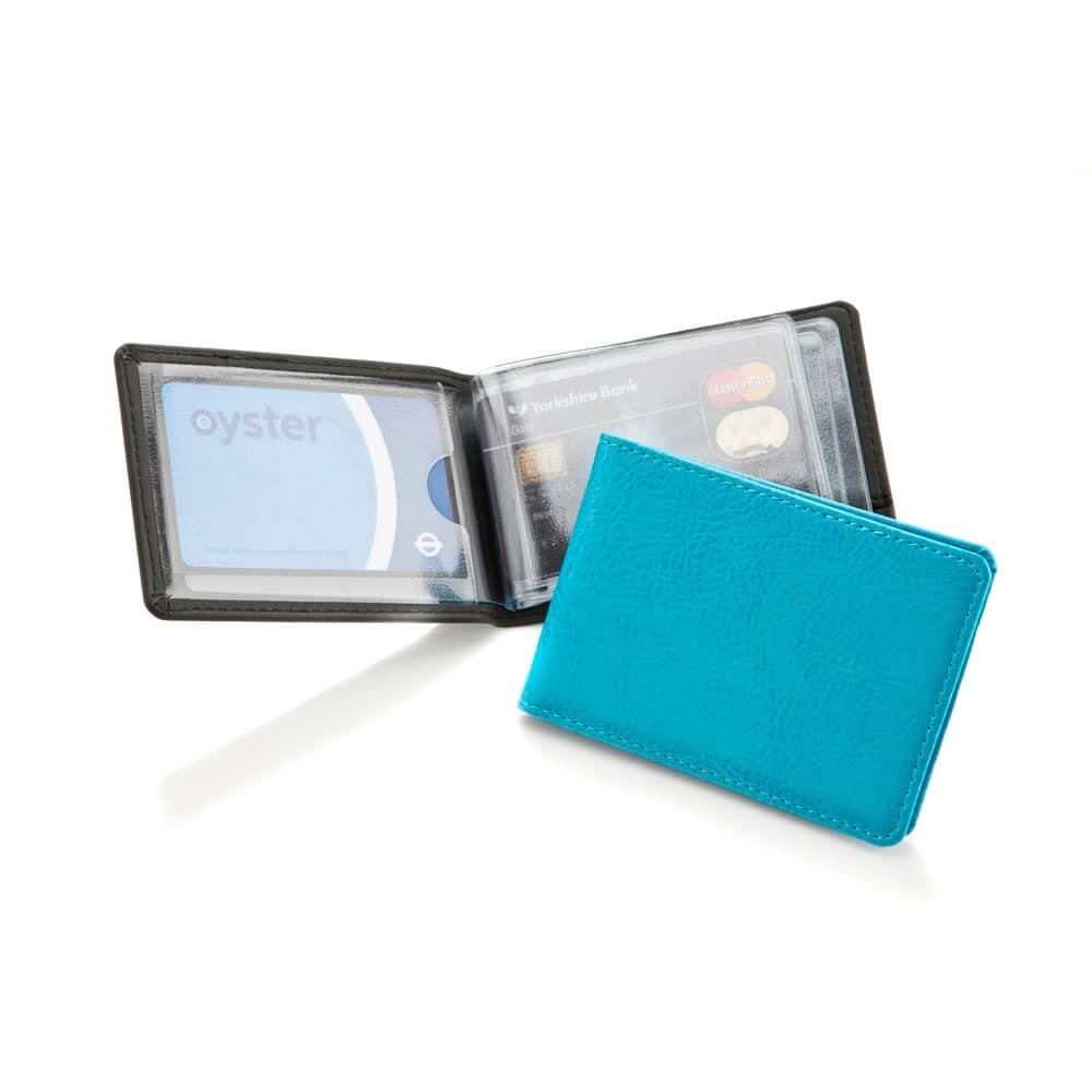 Porte-cartes à feuillets en PU