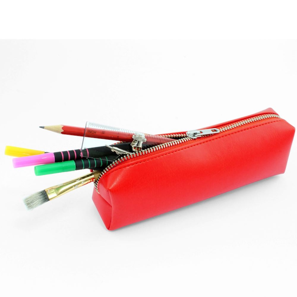 Trousse zippée 196 x 58 x 63 mm en PU 2