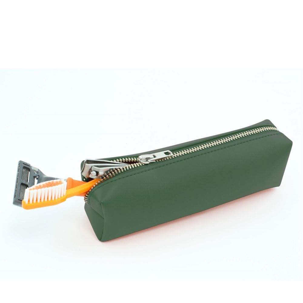 Trousse zippée 196 x 58 x 63 mm en PU 3