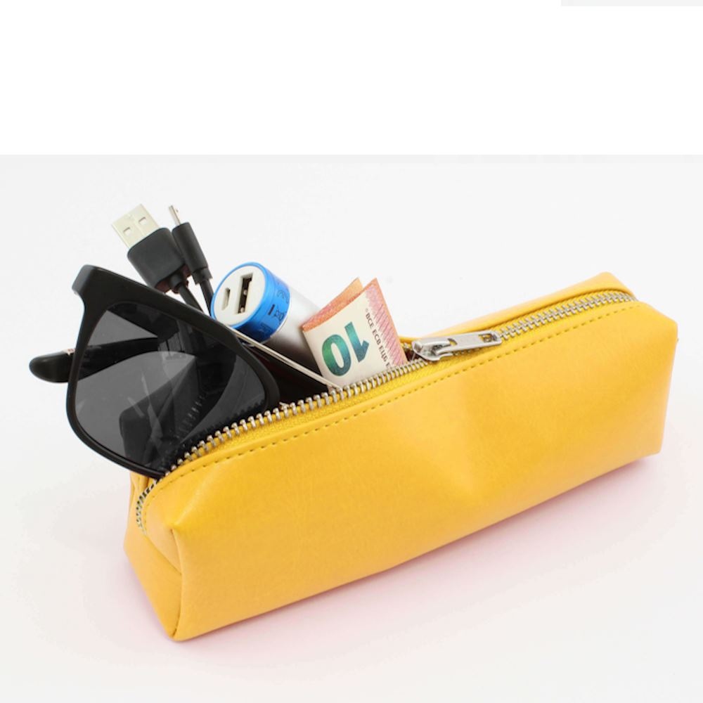 Trousse zippée 196 x 58 x 63 mm en PU 4