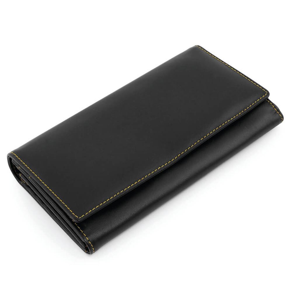 Portefeuille avec porte monnaie zippé en cuir Nappa Sandringham 2