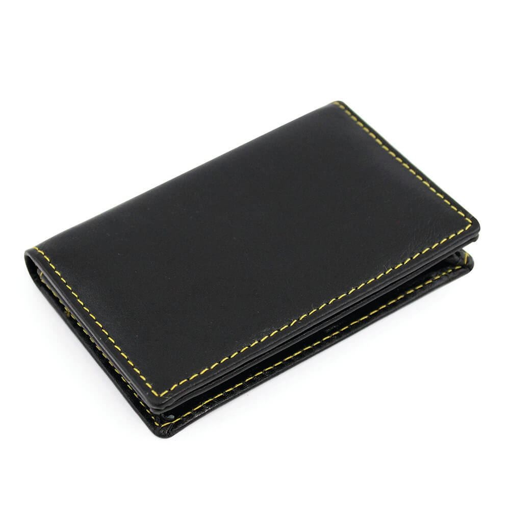 Porte carte à soufflet en cuir Nappa Sandringham 3