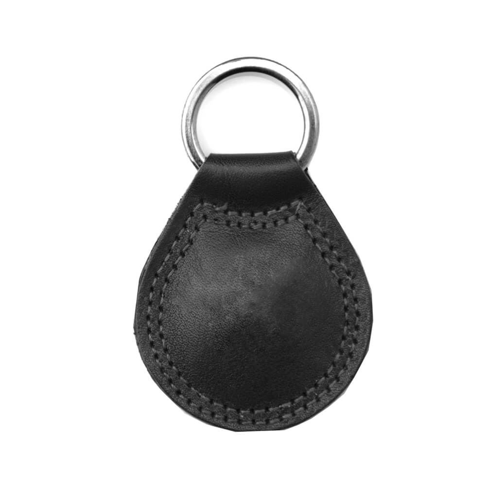 Porte-clé rond en cuir 2