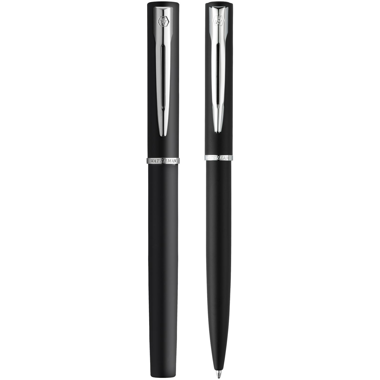Parure de stylos bille et roller Allure (encre bleue) 3