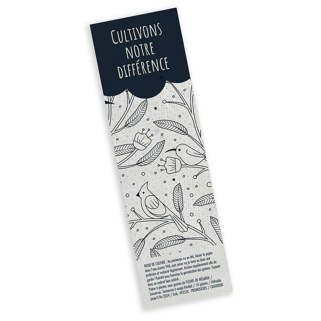 MARQUE-PAGES GRAINES 140 g Recto