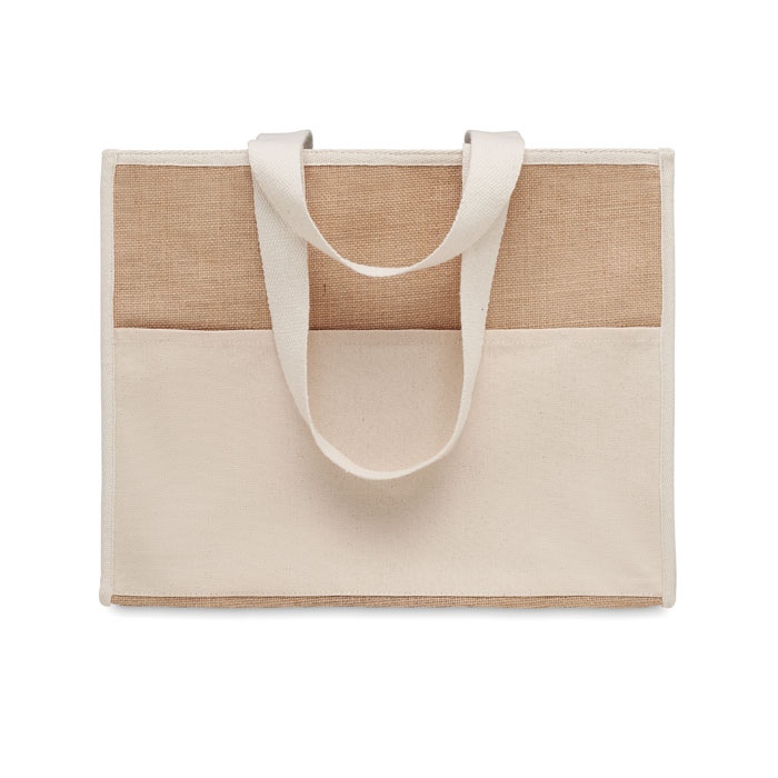 Sac shopping en toile et jute - CAMPO DE GELI 4