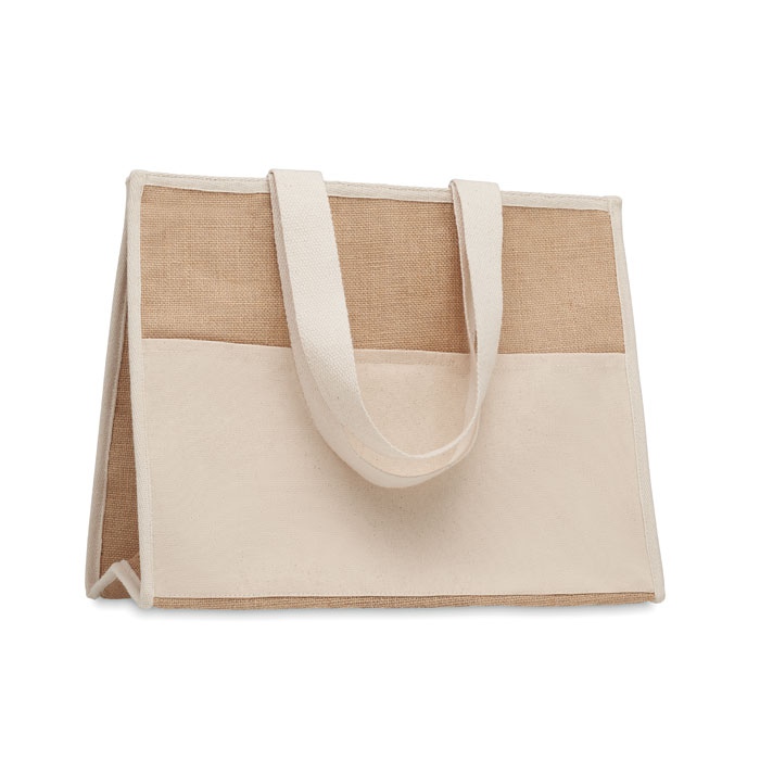 Sac shopping en toile et jute - CAMPO DE GELI 5