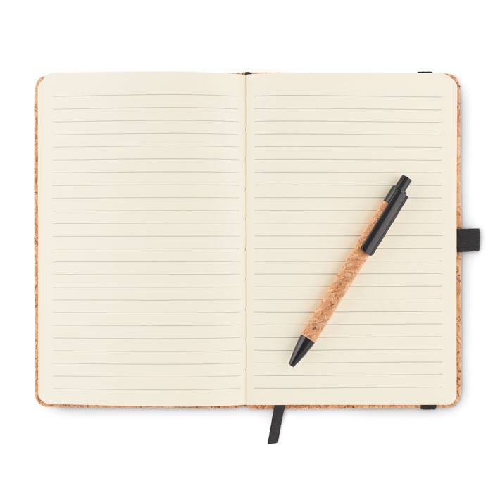 Carnet A5 &amp; stylo en liège - SUBER SET 5
