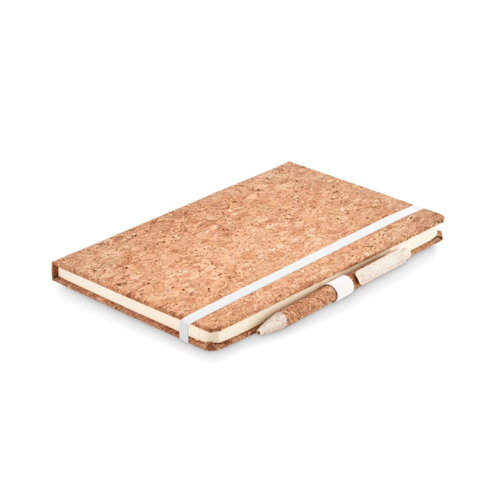 Carnet A5 &amp; stylo en liège - SUBER SET 2