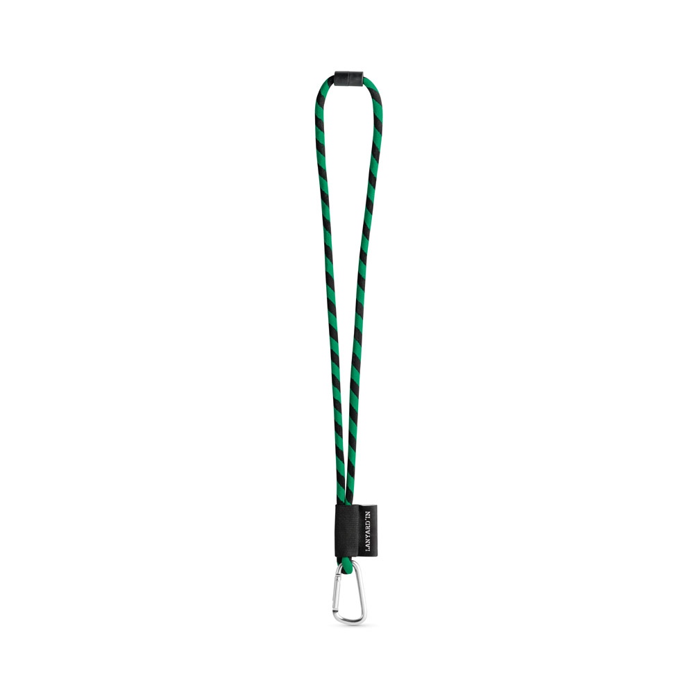 75089. SET Lanyard TUBE Long (Ø 7 mm) avec mousqueton en forme de D de 55 mm et fermoir de sécurité Ø 7 mm 13