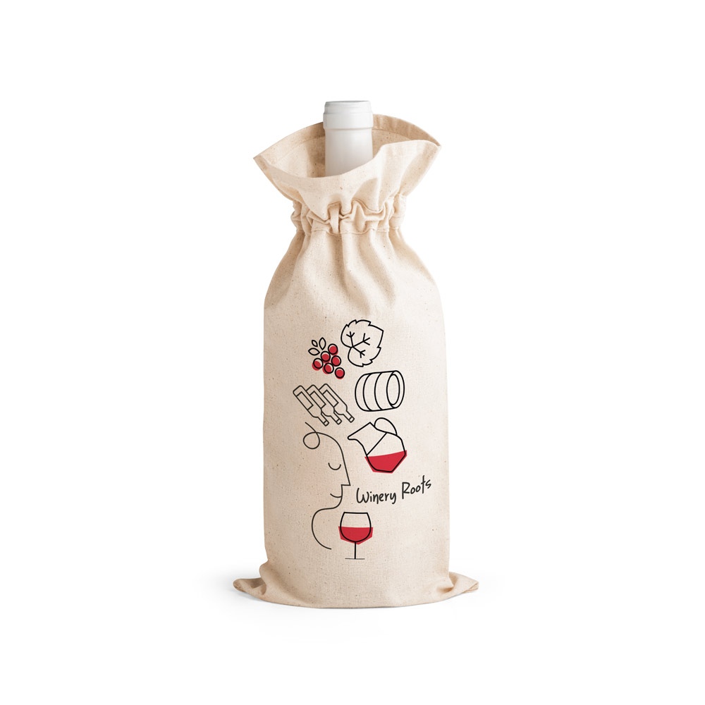 JEROME. Sac à bouteille 100% coton (180 g/m²) 3