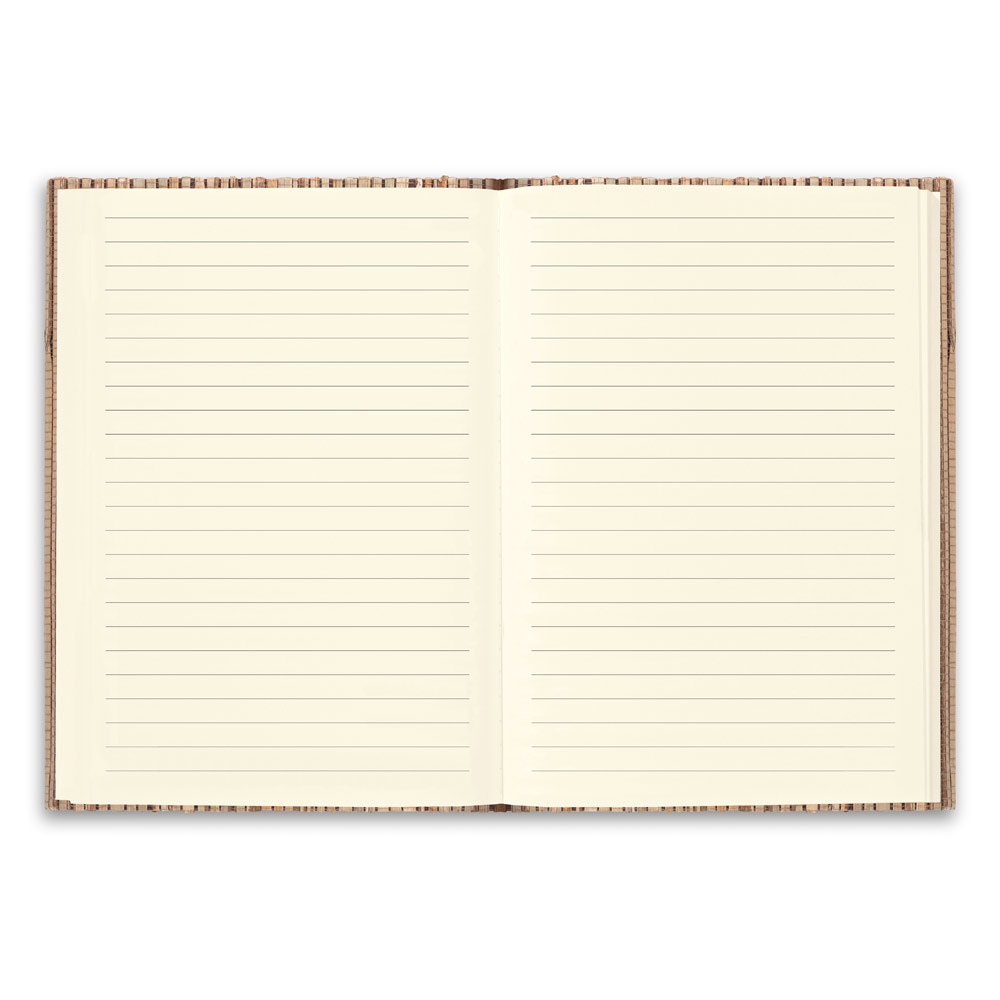 NERUDA. Bloc-notes A5 avec couverture rigide en fibre de paille naturelle 8