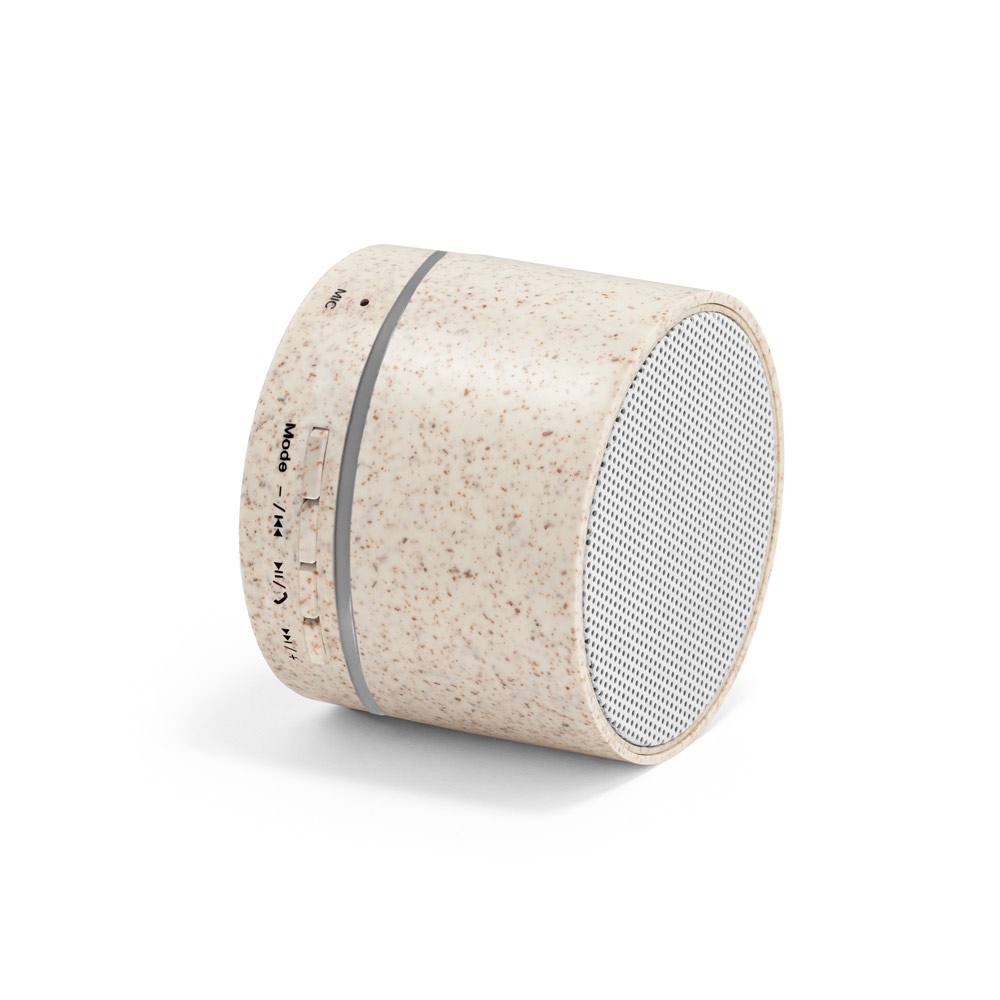 RE-LINEU. Haut-parleur portable 3W avec 4h30m d'autonomie en fibre de paille et ABS recyclé (100 % rABS) 5