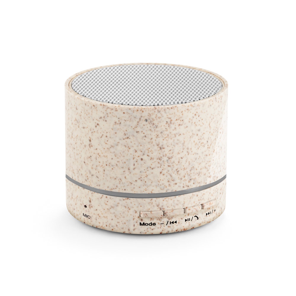 RE-LINEU. Haut-parleur portable 3W avec 4h30m d'autonomie en fibre de paille et ABS recyclé (100 % rABS) 2