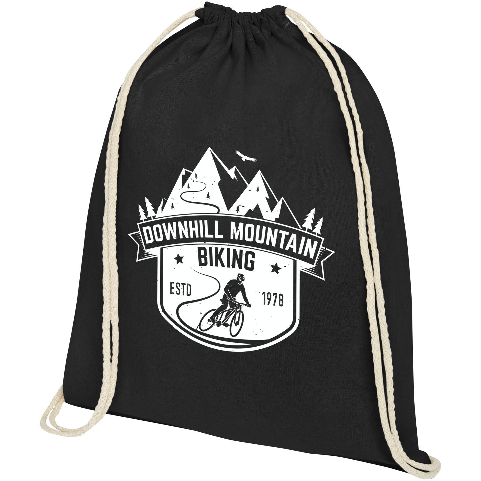 Sac à dos Oregon en coton de 140 g/m² avec cordon de serrage 5L 20