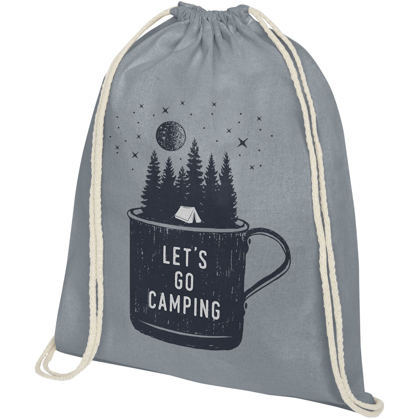 Sac à dos Oregon en coton de 140 g/m² avec cordon de serrage 5L 21