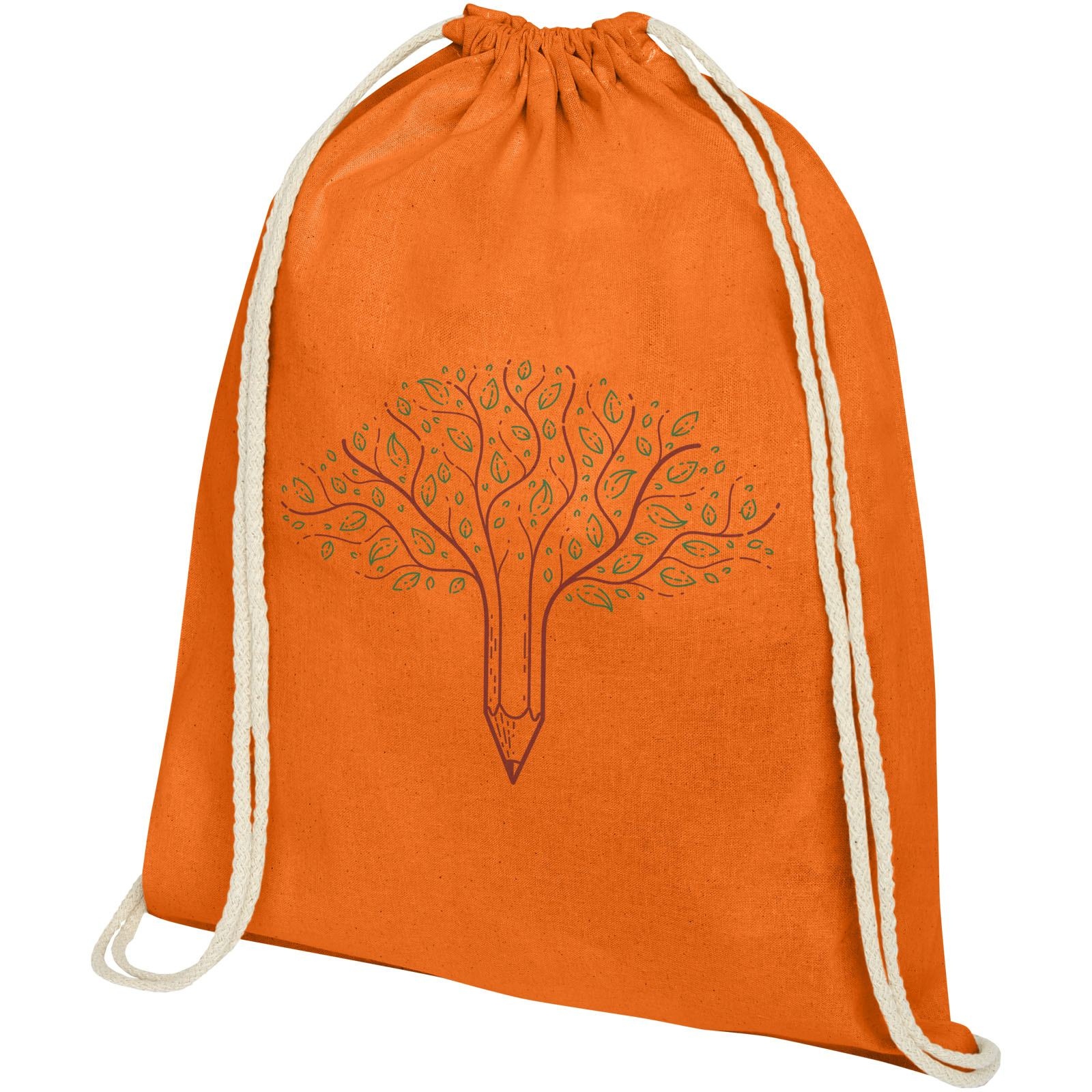 Sac à dos Oregon en coton de 140 g/m² avec cordon de serrage 5L 25