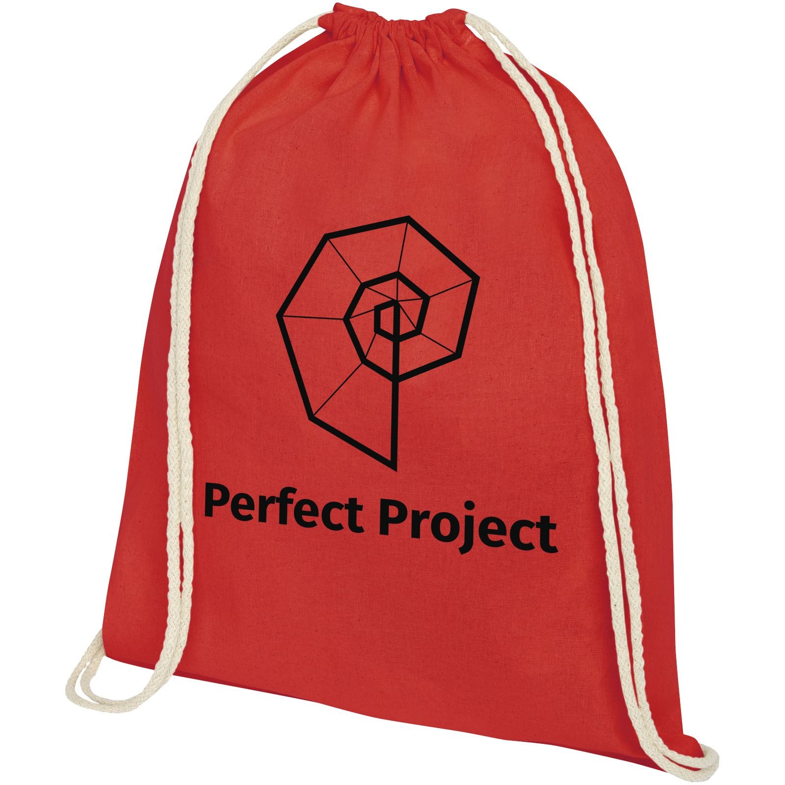 Sac à dos Oregon en coton de 140 g/m² avec cordon de serrage 5L 26