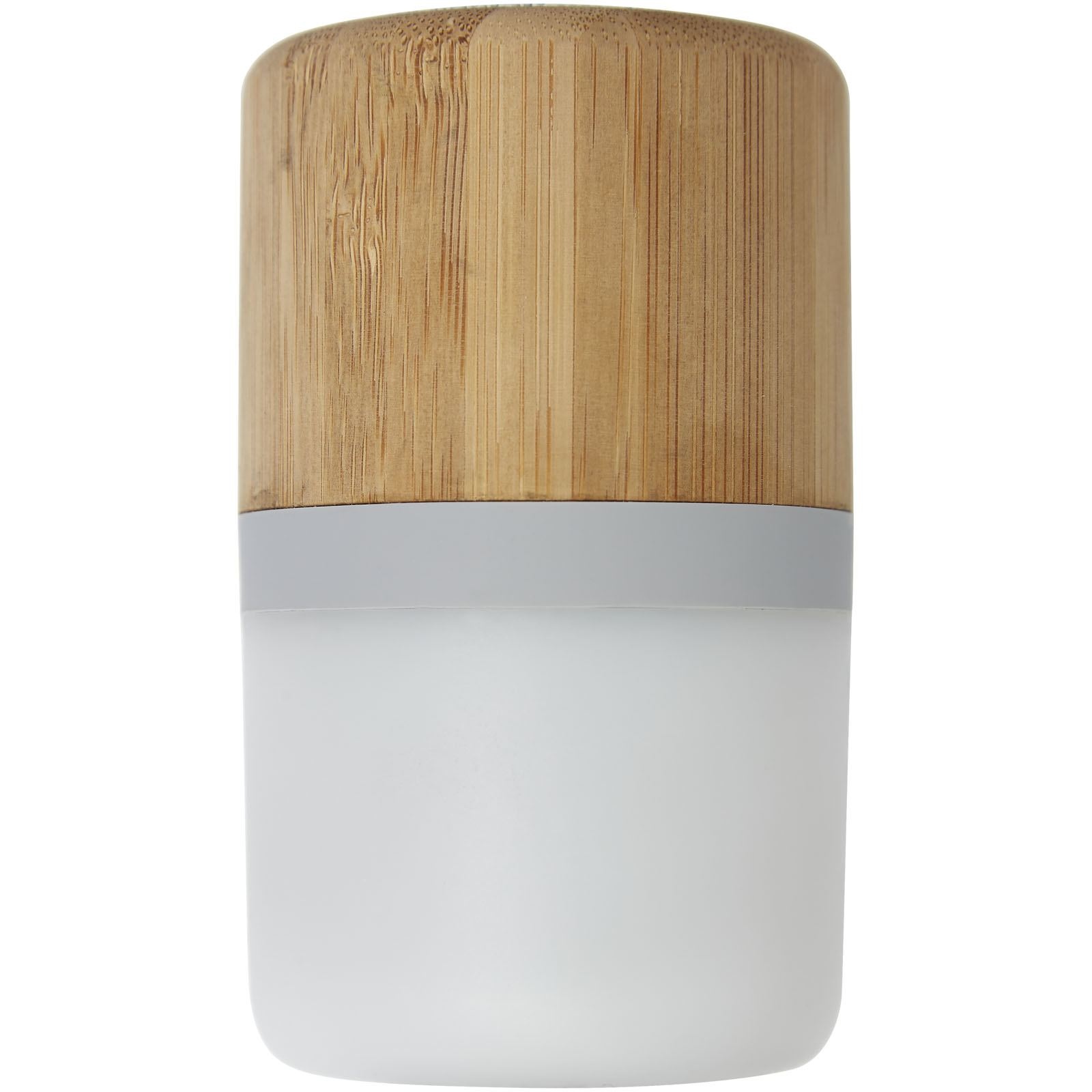 Haut-parleur Bluetooth® Aurea en bambou avec lumière 3