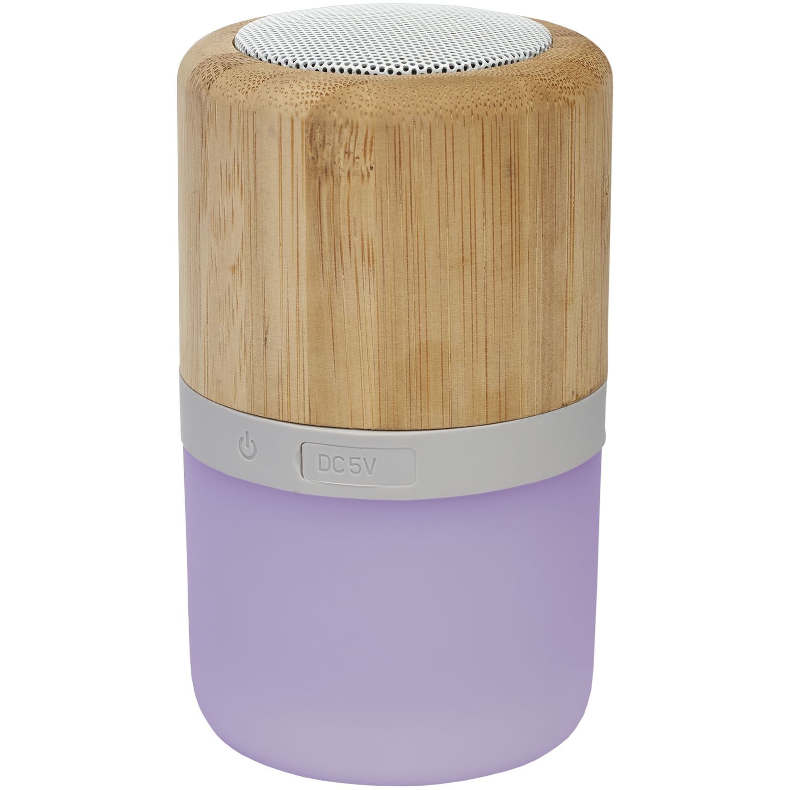 Haut-parleur Bluetooth® Aurea en bambou avec lumière 7